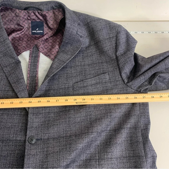 Daniel Hechter NWOT Purple Hue Plaid Sport Coat Blazer  Size 2X - Picture 11 of 16